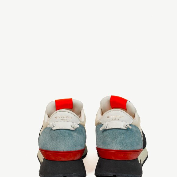 Givenchy Active Runner Grey & Blue Nylon Sneakers - Picture 3 of 10